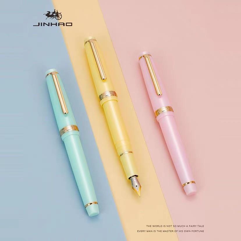 Перьевая ручка Jinhao 82 Новый цвет Акрил Роскошная чернильная ручка EF/F/M/Изогнутое перо Деловые Офисные Школьные принадлежности Пишущая ручка Канцелярские товары