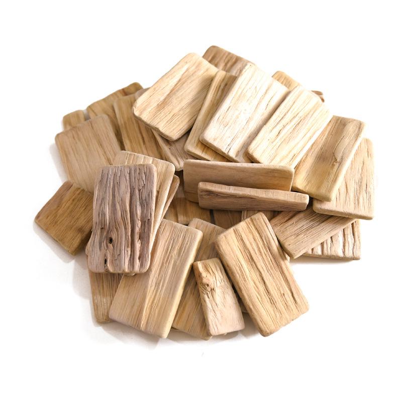 DIY Driftwood Branches and Wood Chips Ornaments - Creative Pastoral Forest Style