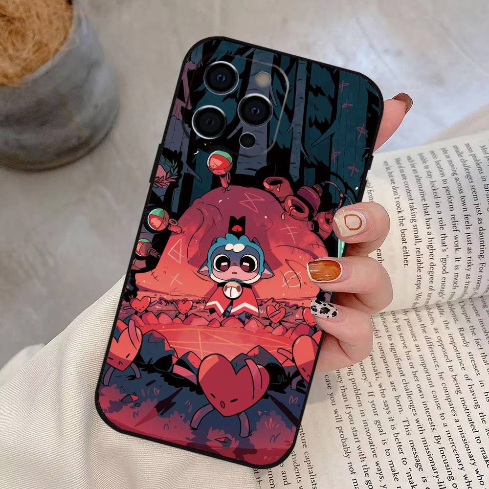 Games Cult of the Lamb Phone Case For iPhone 17,16,15,14,13,12,11 Plus,Pro Max,XS,Soft Silicone Black Cover