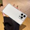 New Model Suitable for Apple 16promax Creative Square Mobile Phone Case Anti Fall IPhone 15 Transparent 13 Protection Case