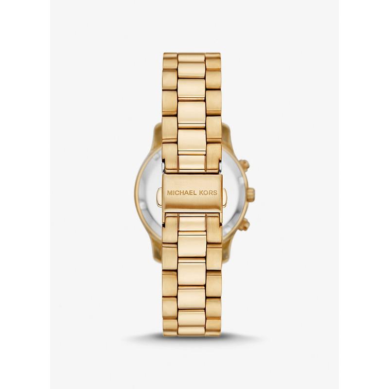 Michael Kors Мини-часы Runway с золотистым покрытием MK7326