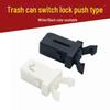 Trash Can Lock Clip Push-Type Buckle Panel Spring and Self-Locking Cover Button for MS Glasses Case.