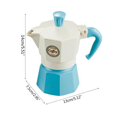 Игрушечная модель кофеварки Moka Express, имитация горшка для ролевых игр, ролевых игр, игровой набор для девочек-подростков, вечерние мероприятия