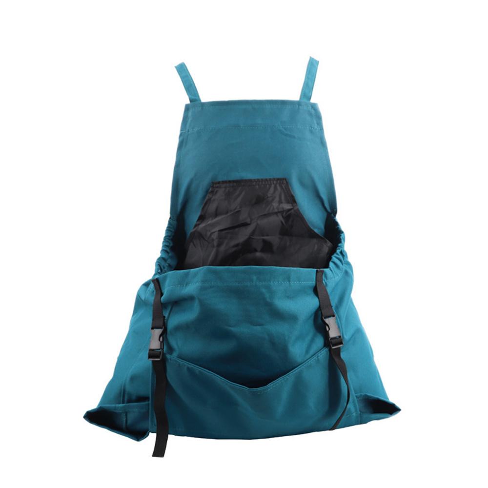 Adjustable Outdoor Large Pocket Apron Quickly Release Harvesting Apron Kitchen Garden Backpack Waterproof Aprons Picking Bag