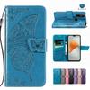 Butterfly Pattern Leather Flip Wallet Case For Vivo Y15S Y33S Y53S Y19S OPPO A57S A54S A77S A53S Realme C25S C30S C21Y C25Y Find X3 Pro X5 Lite Cover