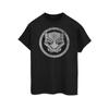 Black Panther Mens Distressed Logo Cotton T-Shirt