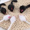 Mice Cats Toys Rattle Mouse for Indoor Cats Kitten Squeak Interactive Rats Toys for Catch & for Play Training Bite-Re