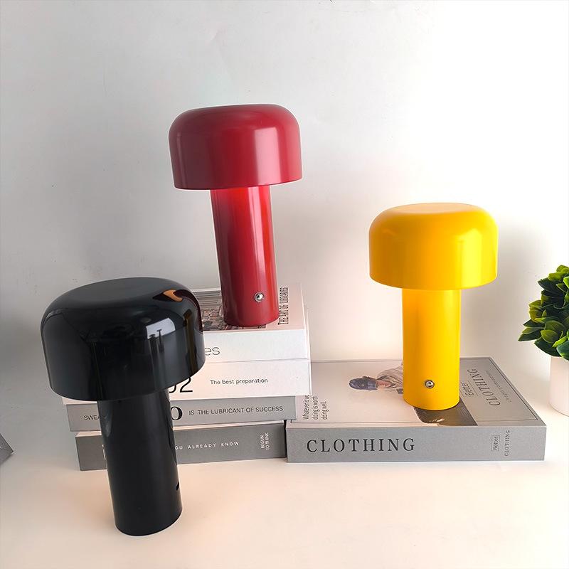 1PC Mushroom Light LED Simple Living Room Bedroom Bedside Night Light Light Luxury Ins Style Internet Celebrity Touch Decorative Desk Lamp