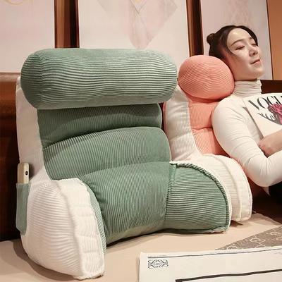 1 шт. полосатая вельветовая прикроватная подушка спинка съемная и моющаяся поясничная поддержка подушка диван татами для гостиной в общежитии