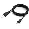 USB Cable - PS3 - Controller Recharge - 1.80 M - Mini USB - Black