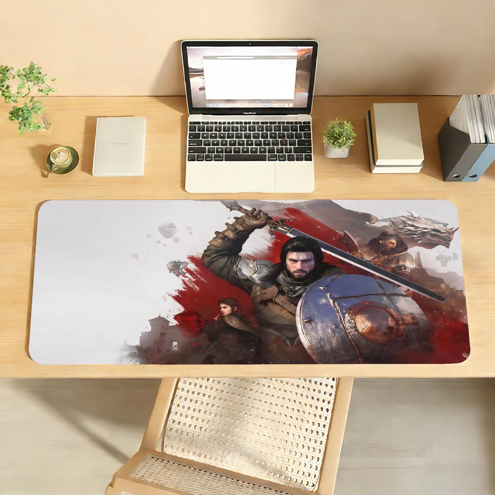 Игровой C-Crimson D-Desert Коврик для мыши Противоскользящий Резиновый край Зафиксированный Утолщенный Игровой коврик для стола ноутбука
