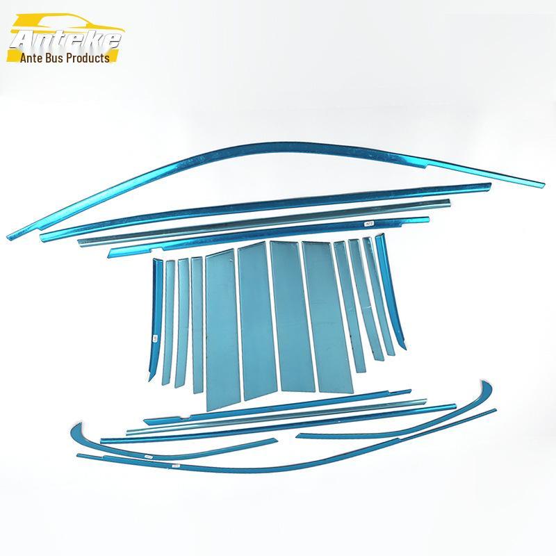 10-13 X1 Car Window Trim Stainless Steel Anti-Scratch Bright Strip Accessories