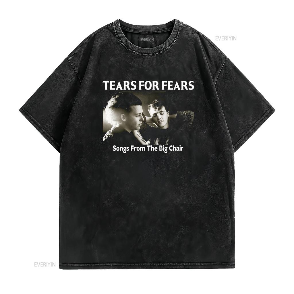 Tears For Fears Группа Классический Стиль Короткий Рукав Черная Футболка S XL винтажный Стильный Топ Для Повседневной Носки Повседневный