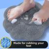 Exfoliating Shower Massage Mat Non-Slip Bath Scrub Pad Foot Wash Pad Bathroom Wall Mounted Mat Rub Back Sucker Brushes Pad