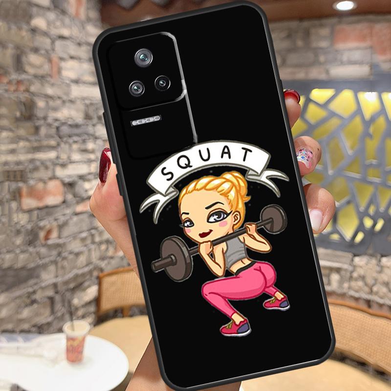 Мотивация для тренировок Фитнес Чехол для спортзала Для Xiaomi 13 14 15 Ultra 11T 12T 13T 14T Pro POCO X7 Pro X3 X5 X6 M6 F5 F6 Pro Чехол