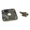 YJB PARTS Square Metal Jack Plate (Curved) Chrome, Made In Japan