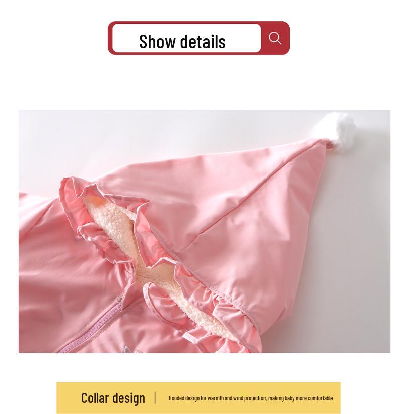 Очаровательный комплект из остроконечной шапочки и флиса с ягненком для младенцев и малышей