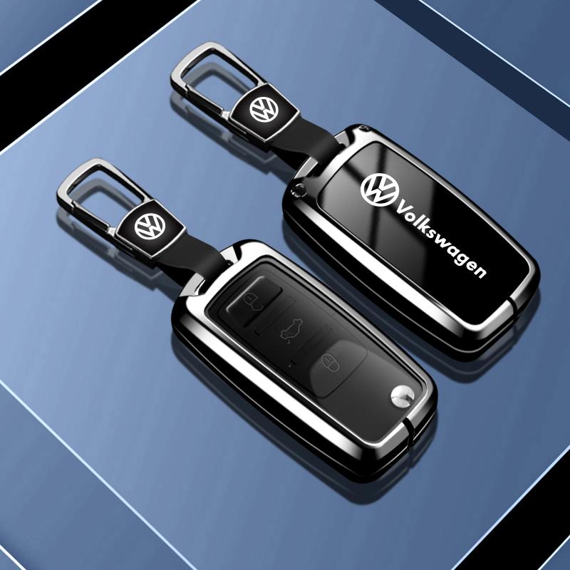 Для VOLKSWAGEN VW Новый Чехол-Кейс из Цинкового Сплава для Автомобильного Ключа Полная Защитная Оболочка Сумка для VW Volkswagen Polo Tiguan Passat Golf Jetta La