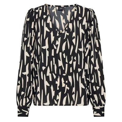 Топ Divya Sanshelle стандартного кроя с v-образным вырезом и длинными рукавами Женский