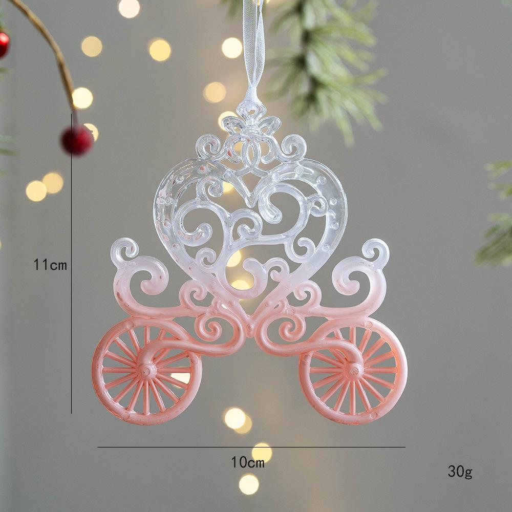 Рождественские подвески, праздничные атрибуты для рождественской елки, креативная снежинка, лось, танцор, декоративная подвеска