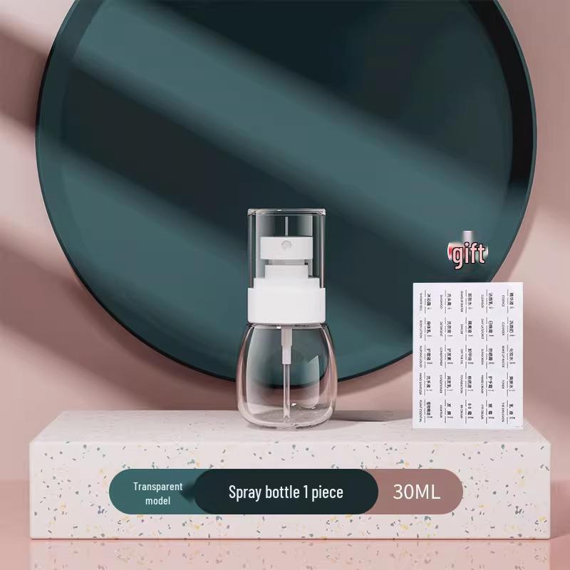 Ultra-Fine Mist Travel Spray Bottle for Face Moisturizing - Portable and Refillable, Perfect for Alcohol.