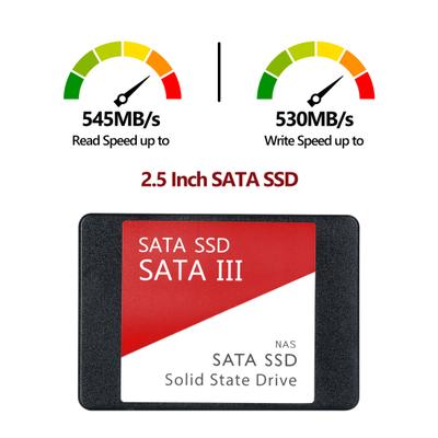 SATA III 6 Гбит/с 2,5-дюймовый SSD Ударопрочный Скорость до 545 МБ/с Чтение 530 МБ/с Запись 1/2/4 ТБ Внутренний твердотельный накопитель для ПК Настольного компьютера Ноутбука
