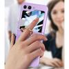 For Z Flip6 Scratch Resistant Smartphone Shell Magnetic Case With Hinge Guard, Full Body Sleeve, Integrated Screen Cover