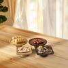 1шт бамбуковая тарелка для фруктов реквизит для фотосъемки деревянный поднос поднос для хранения высокий поднос ретро-десерт подставка для фруктов 2 цвета