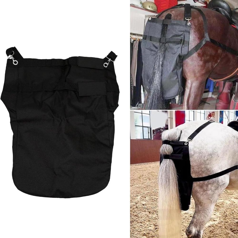 Reusable Design Horse Poop Catcher Oxford Fabric Equine Manure Bag Horse Manure Bag Garden Use