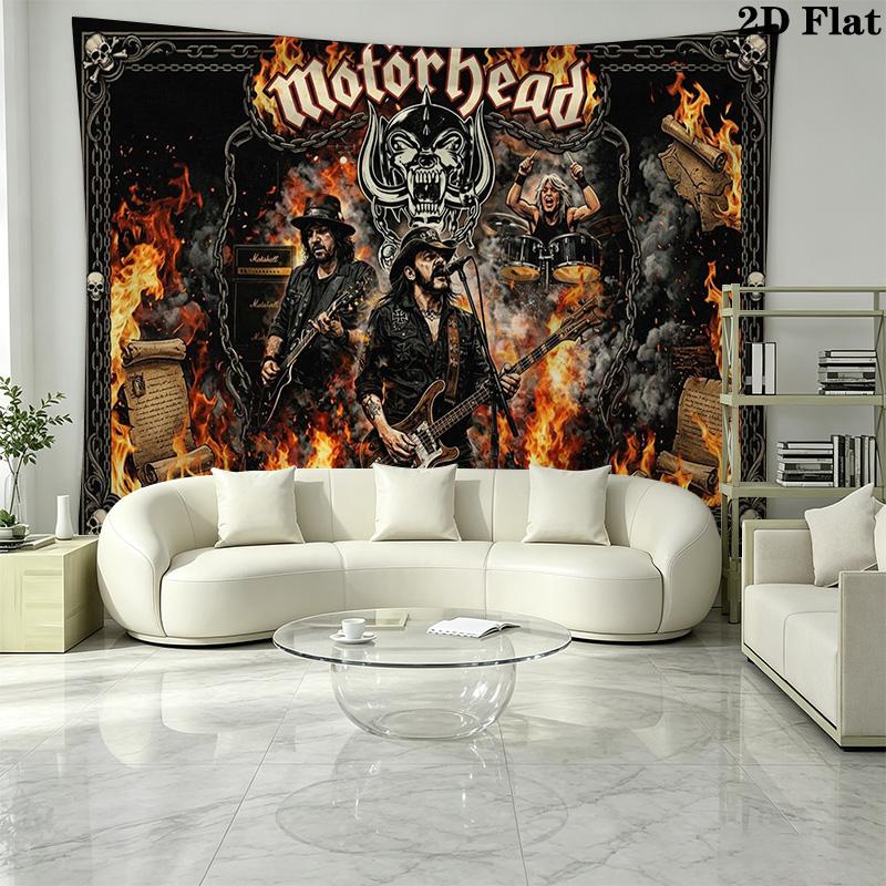 Настенный гобелен Motorhead Эстетичное настенное панно Печатное тканевое одеяло Декоративные гобелены для спальни гостиной домашнего декора