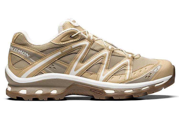 Men's Sneakers SALOMON XT Quest Advanced Fabric Trendy Low top Outdoor Shoes Unisex Apricot