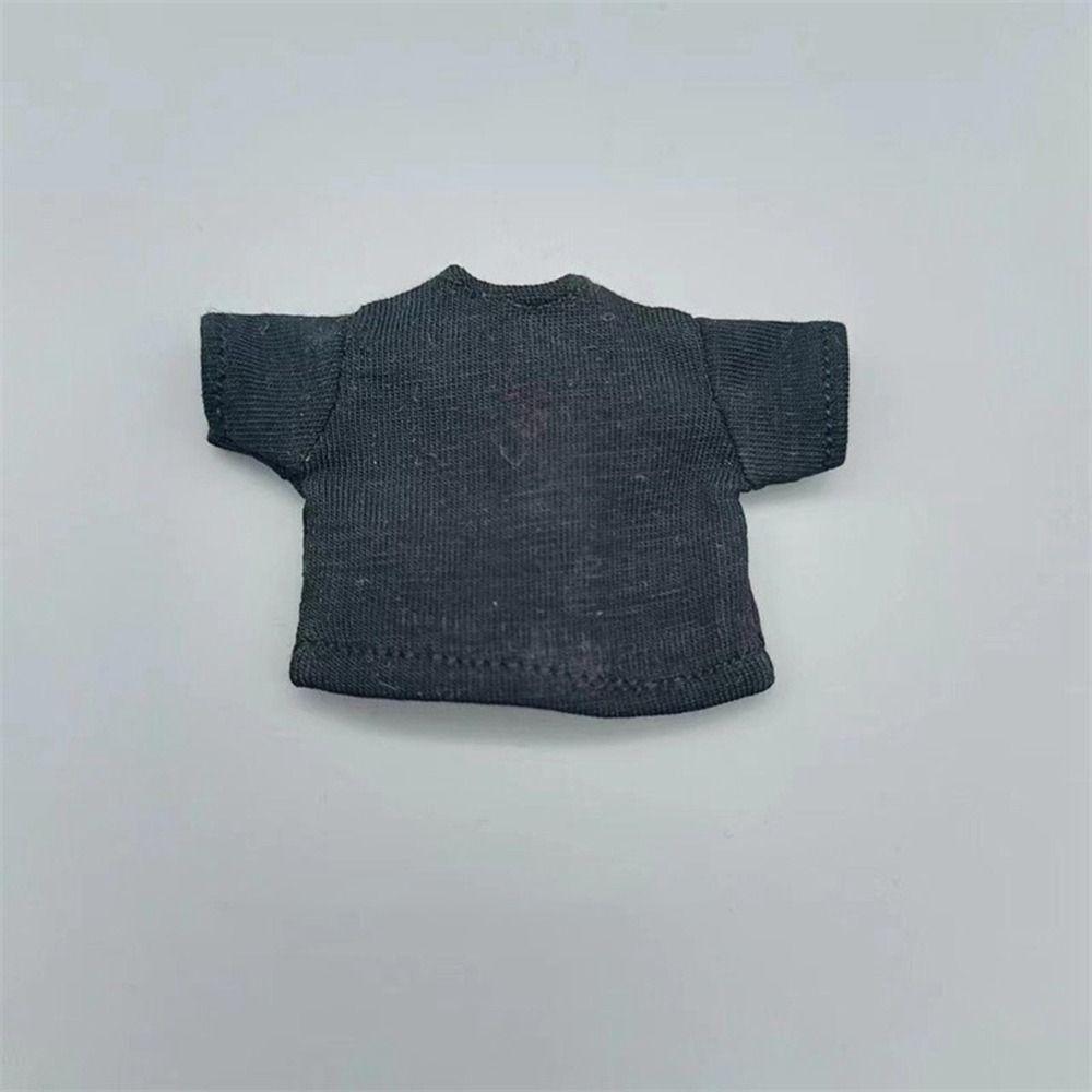 Fashion Doll Clothes T-shirt Cute Denim Trousers for 1/11 OB11/Obitsu11Dolls/1/12Bjd Doll
