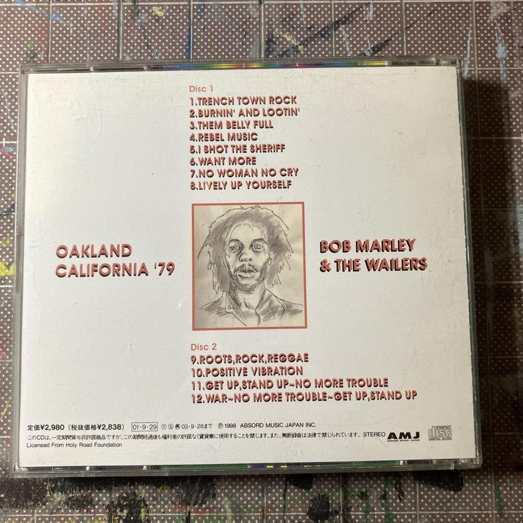 [Б/У] БОБ МАРЛИ ОКЛЕНД КАЛИФОРНИЯ '79