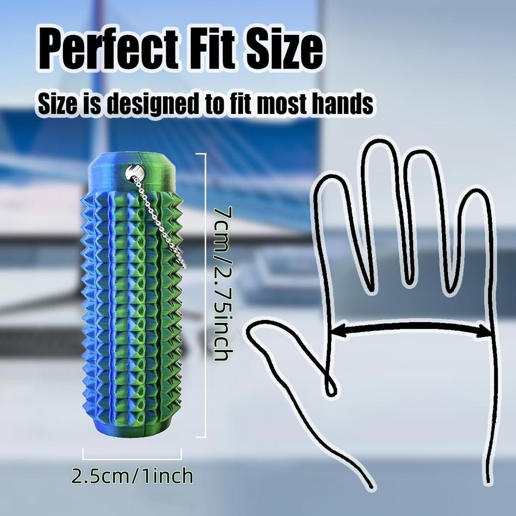 Стимулирующие боль Игрушки-антистресс Ролик для взрослых Колючая брелок-игрушка для тревожности Сенсорные игрушки Оригинальные подарки для друзей