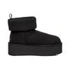 UGG Классические мини-платформы, войлочные ботинки, черные женские кроссовки 1144047-BLK