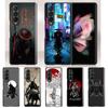 Zfold4 Art Японский самурайский чехол для Samsung Galaxy Z Fold3 5G Жесткий тонкий чехол Ультратонкий чехол для телефона Galaxy Z Fold 3