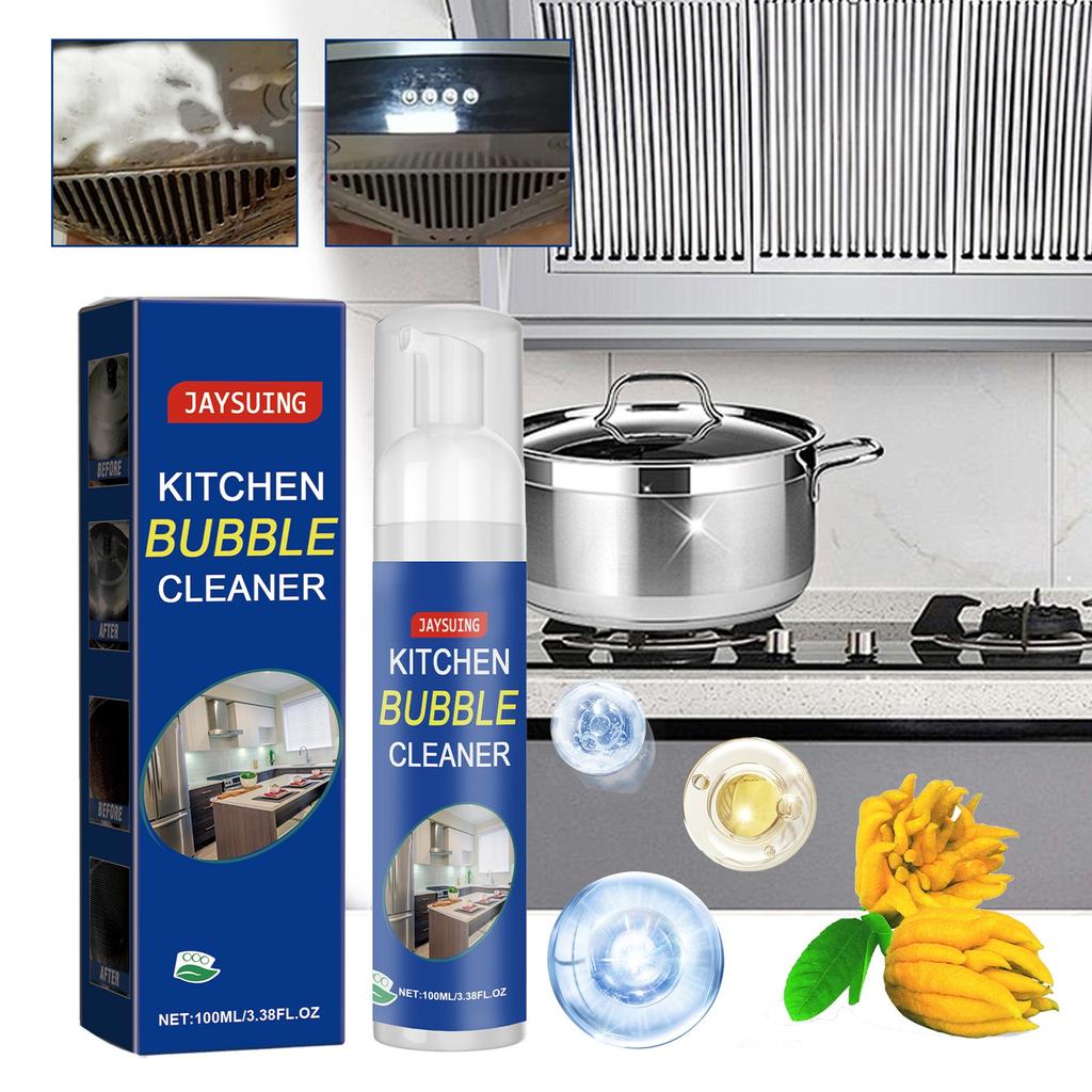 Пена для чистки кухни Многофункциональное моющее средство Специальная пена для чистки масляных пятен Очиститель масляных пятен Пена для чистки машин Чистящее средство 100 мл