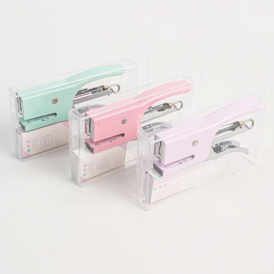 Маленький ручной степлер, степлер на 10-16 листов, с 750 скобами, мини-настольный степлер для офиса, школы, дома, путешествий