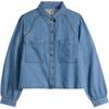 Levis Простая Легкая Удобная Дышащая Рубашка с Острым Воротником Рабочая с Длинным Рукавом Женские рубашки 005EV-0007
