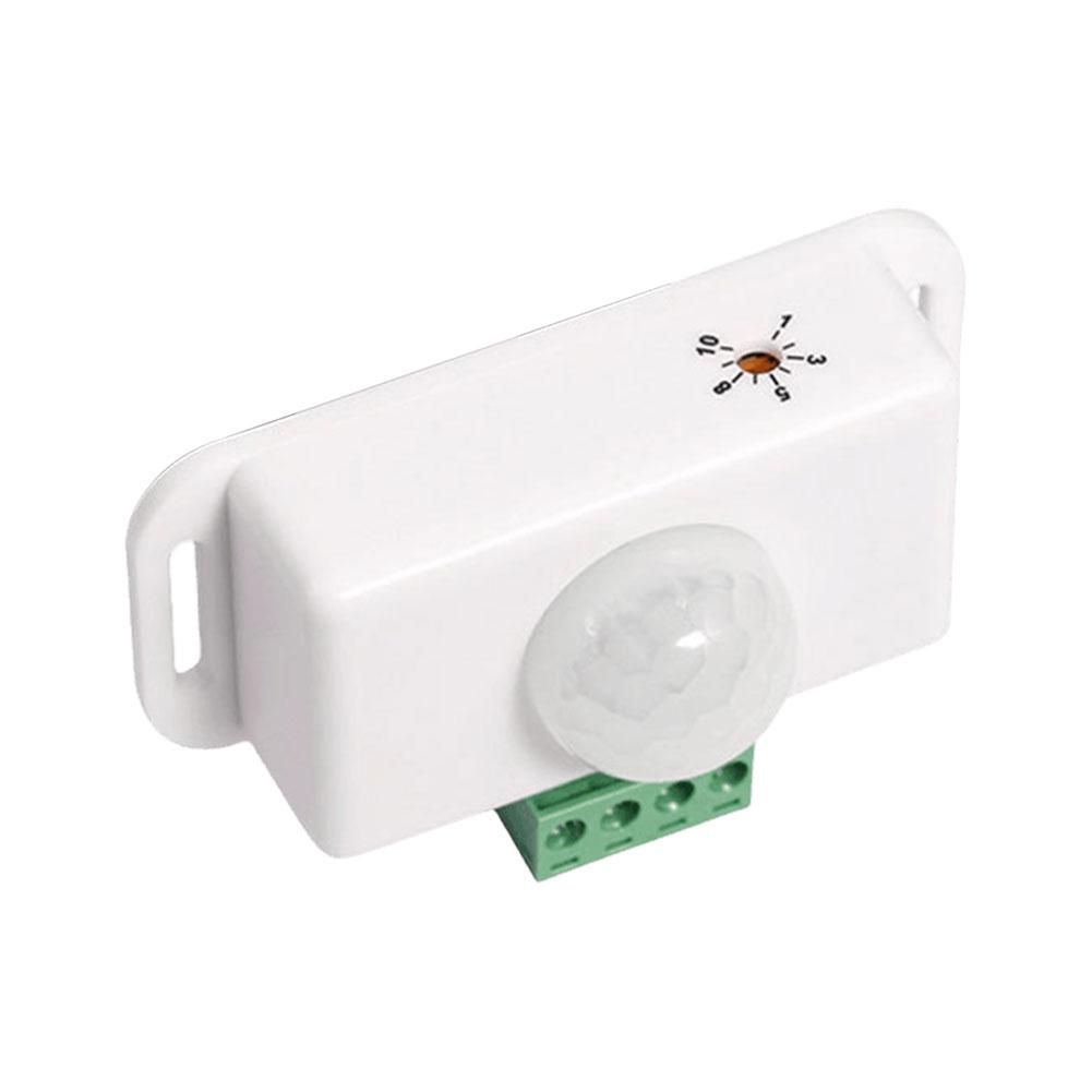 DC 12V 24V 6A Инфракрасный PIR Датчик Движения Детектор Переключатель Автоматическая Настройка Детектор Движения Переключатель для Светодиодной Ленты