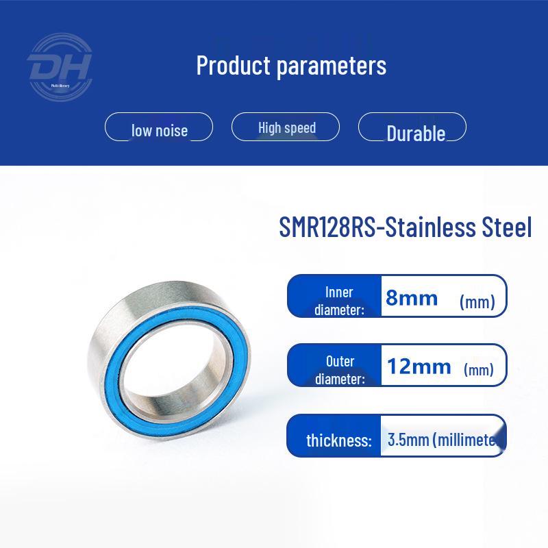 Rust-Proof Stainless Steel Miniature Pulley with Deep Groove Ball Bearing - Anti-Corrosion Gyroscope Ornament Accessory