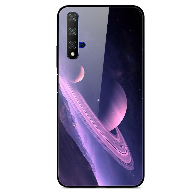 For Huawei Nova 5T Case Tempered Glass Cover 3D Cat Printing Case For Huawei Nova 5T 2019 5 T Phone Case For Huawei Nova5T Cover