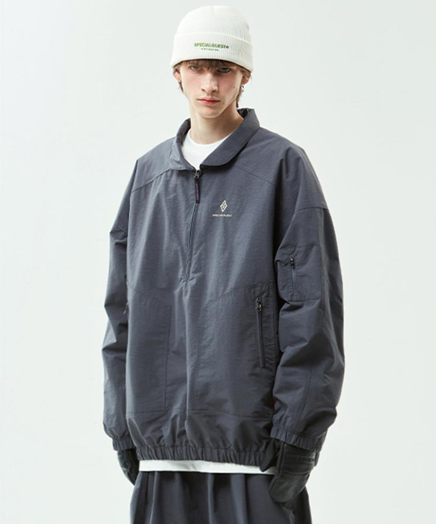 Special Guest Easy Wide Anorak Jacket N 3Layer (Asphalt)