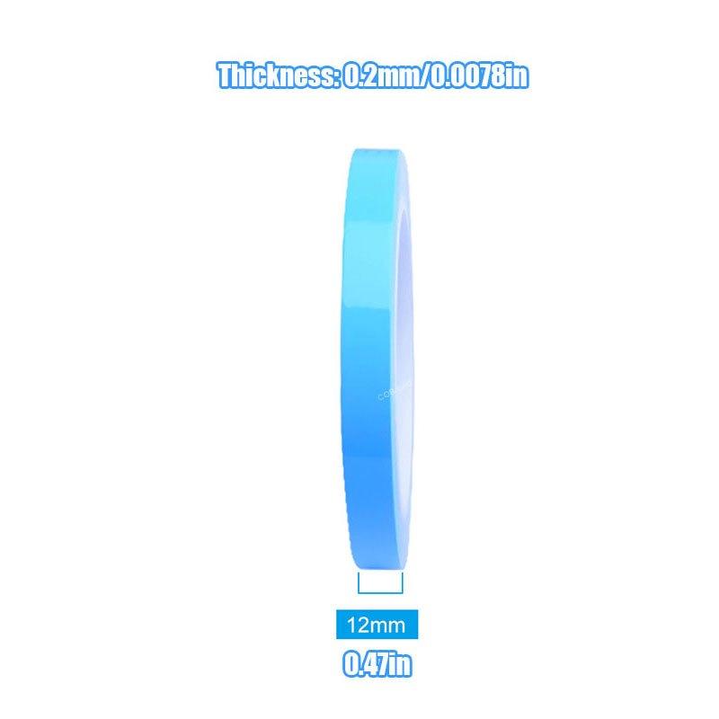 25 м/рулон, ширина 8/10/12/20 мм, двухсторонняя термопроводящая клейкая лента для чипа, печатной платы, светодиодная лента, радиатор