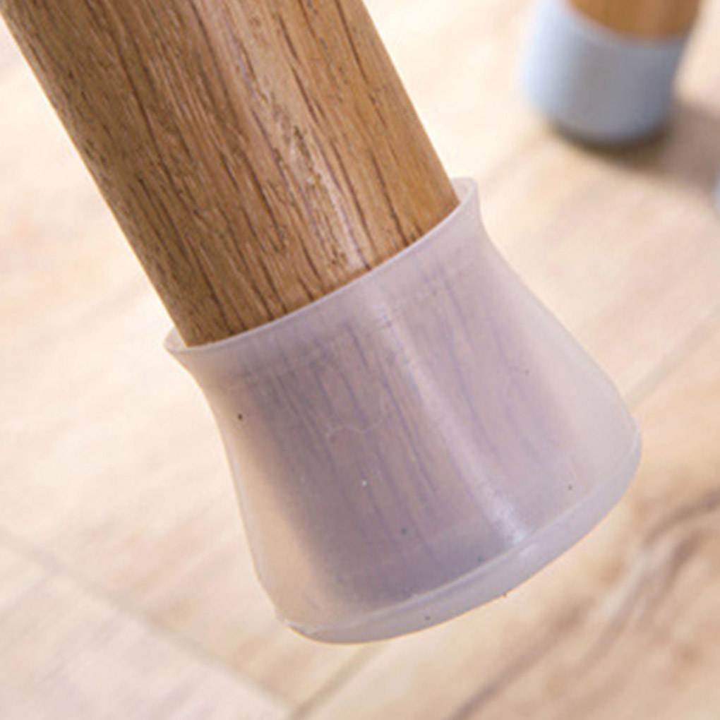 4 шт. Силиконовые накладки на ножки стульев, накладки на ножки, чехлы для мебели и столов, защитные накладки на пол