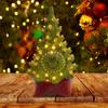 Grinch Ornaments Light Christmas Tree Decoration Desktop Resin Luminous Craft