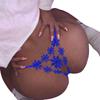 Women Sexy Lace Thong Lady Sexy Hollow Panties Lace Crotch Transparent G String Briefs