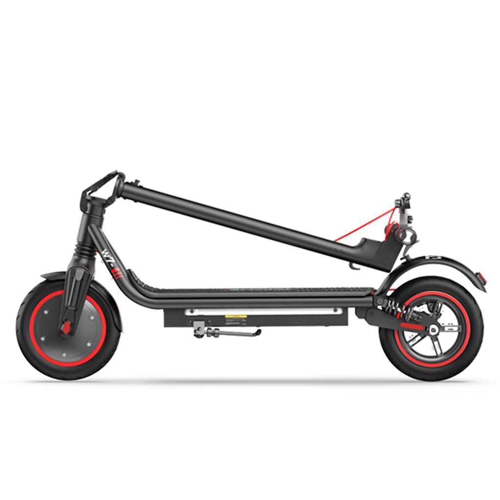 iScooter W7 Urban Electric Scooter for Adults 650W Motor, 36V10.5Ah Battery, 8.5" Road Tires, Rear Disc Brake, Full Suspension, APP Control