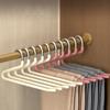 5PCS Z Type Clothes Hanger Dip Plastic Pants Rack New Pants Hanger