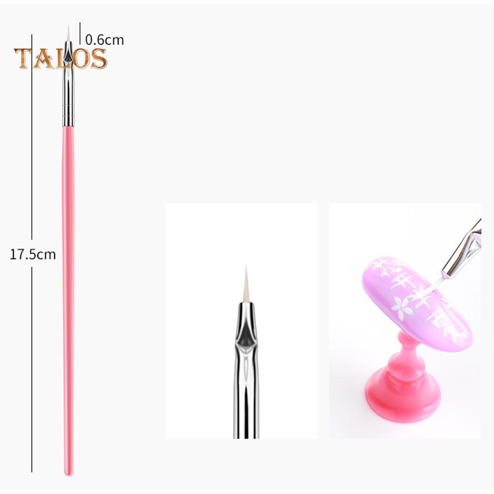 TMS 15 шт., крючок для дизайна ногтей, точечная ручка для рисования, кисти для макияжа, маникюрный инструмент